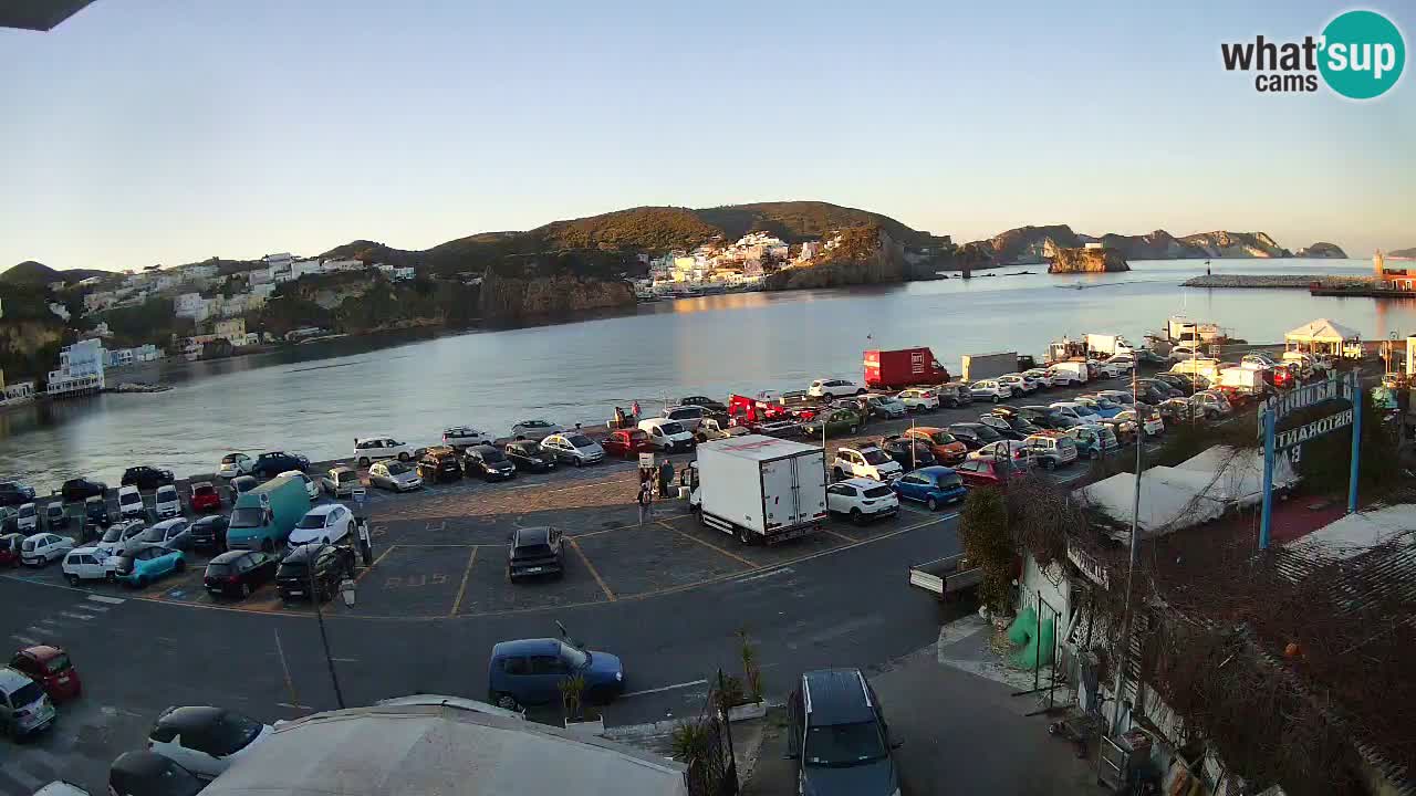 Insel Ponza Hafen webcam – Italien