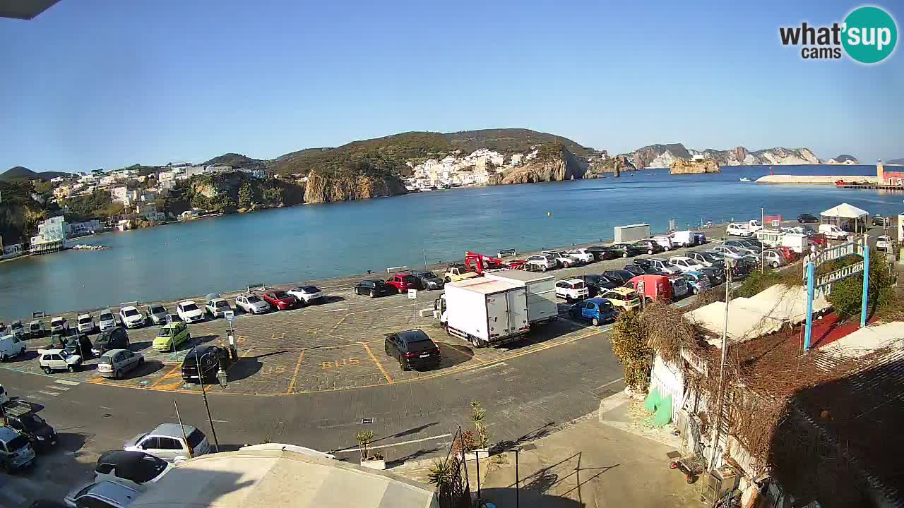 Insel Ponza Hafen webcam – Italien