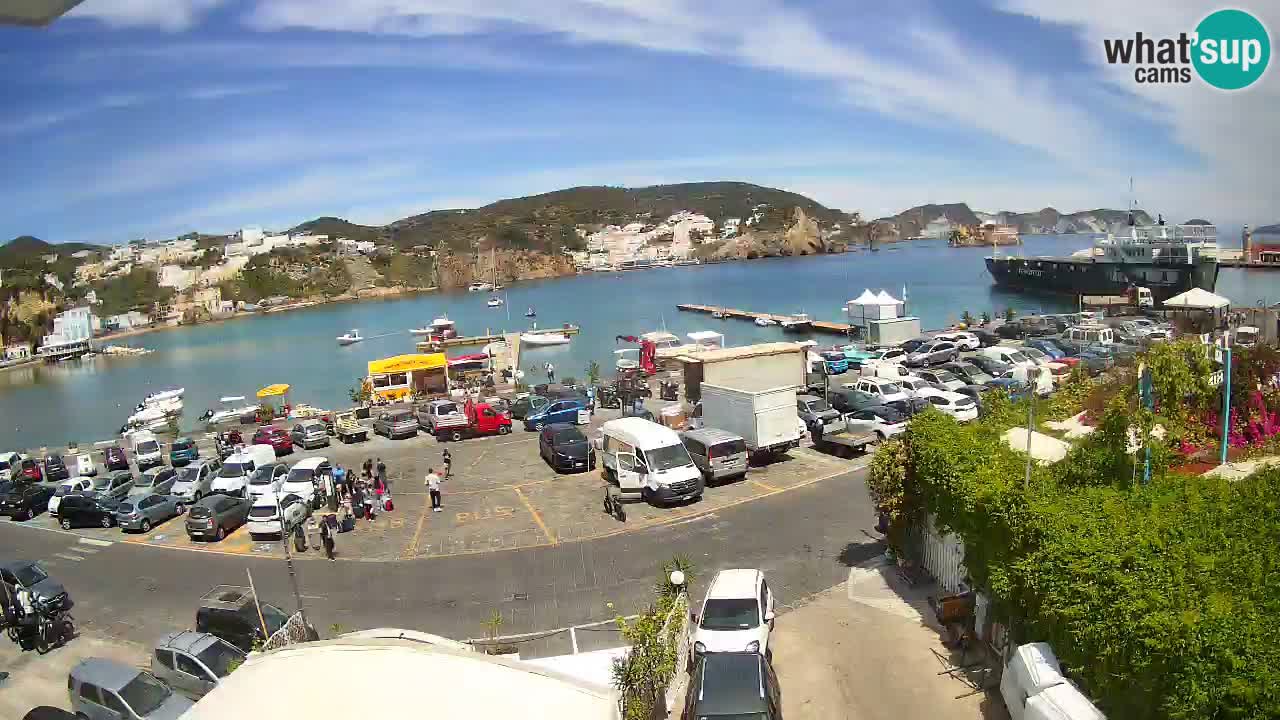 Insel Ponza Hafen webcam – Italien