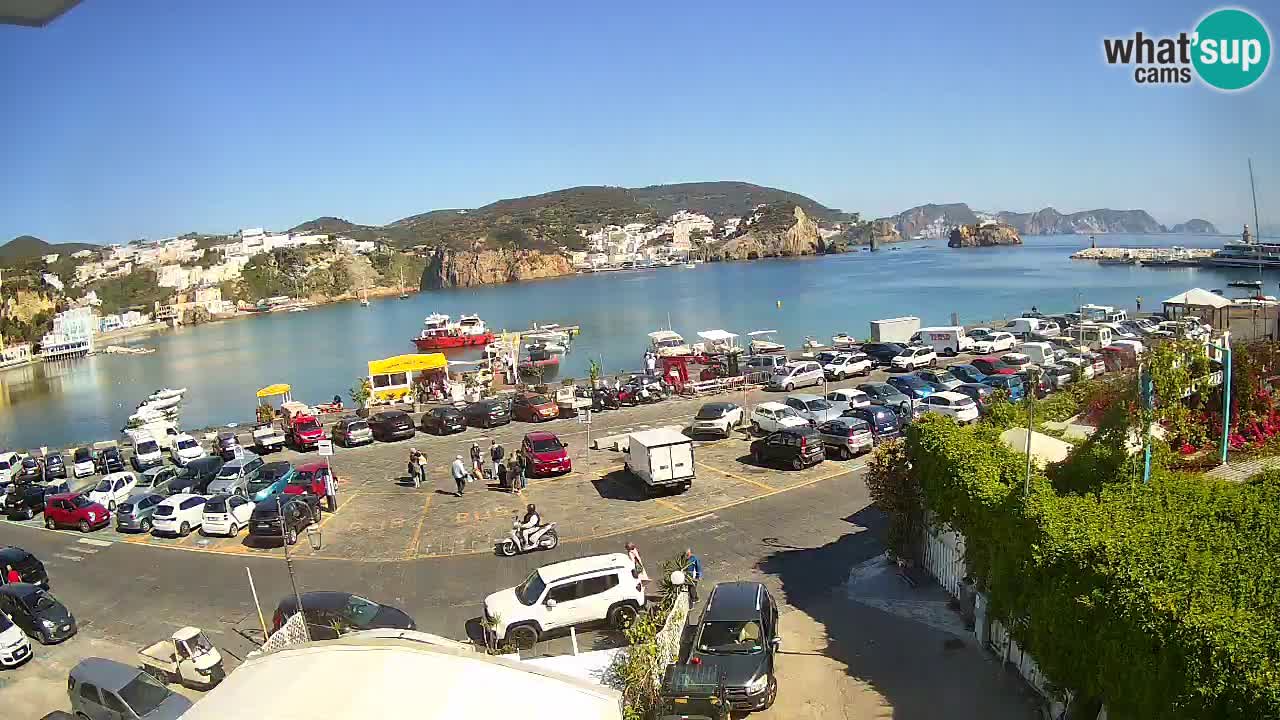 Insel Ponza Hafen webcam – Italien