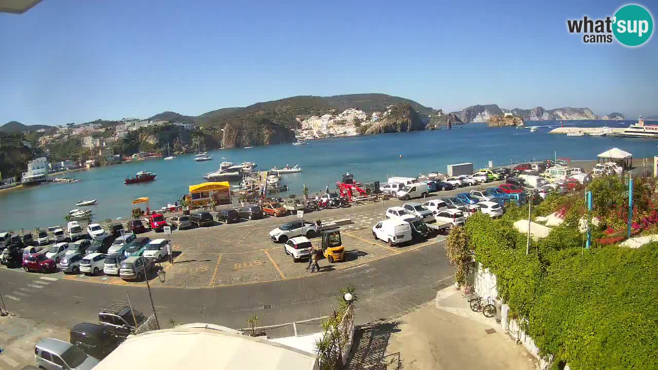 Insel Ponza Hafen webcam – Italien