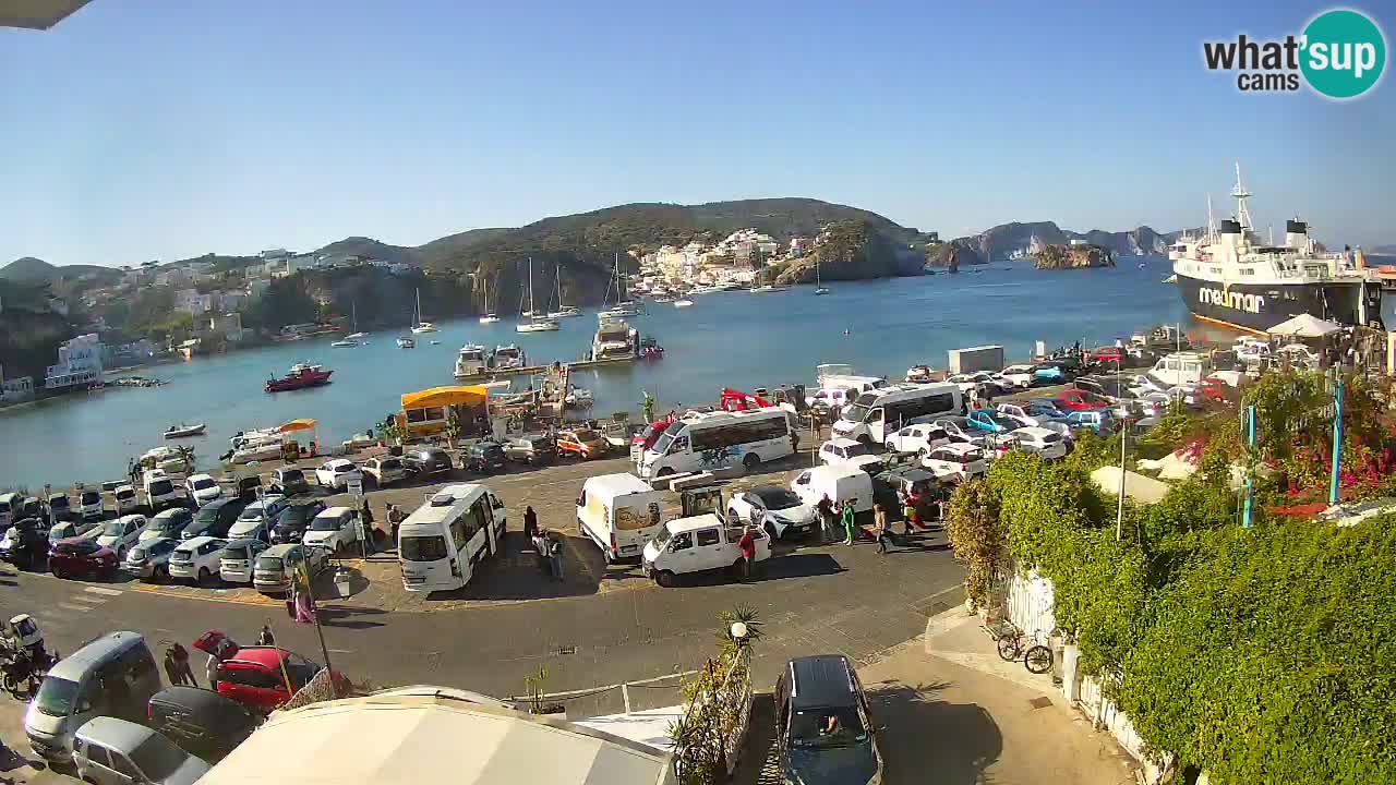 Insel Ponza Hafen webcam – Italien