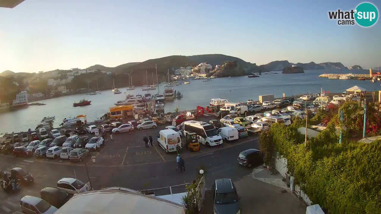 Insel Ponza Hafen webcam – Italien