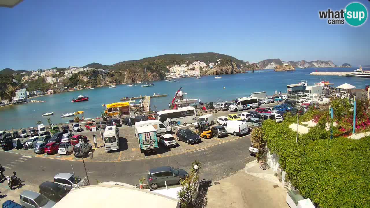 Insel Ponza Hafen webcam – Italien