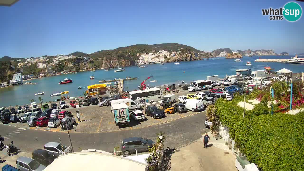 Insel Ponza Hafen webcam – Italien