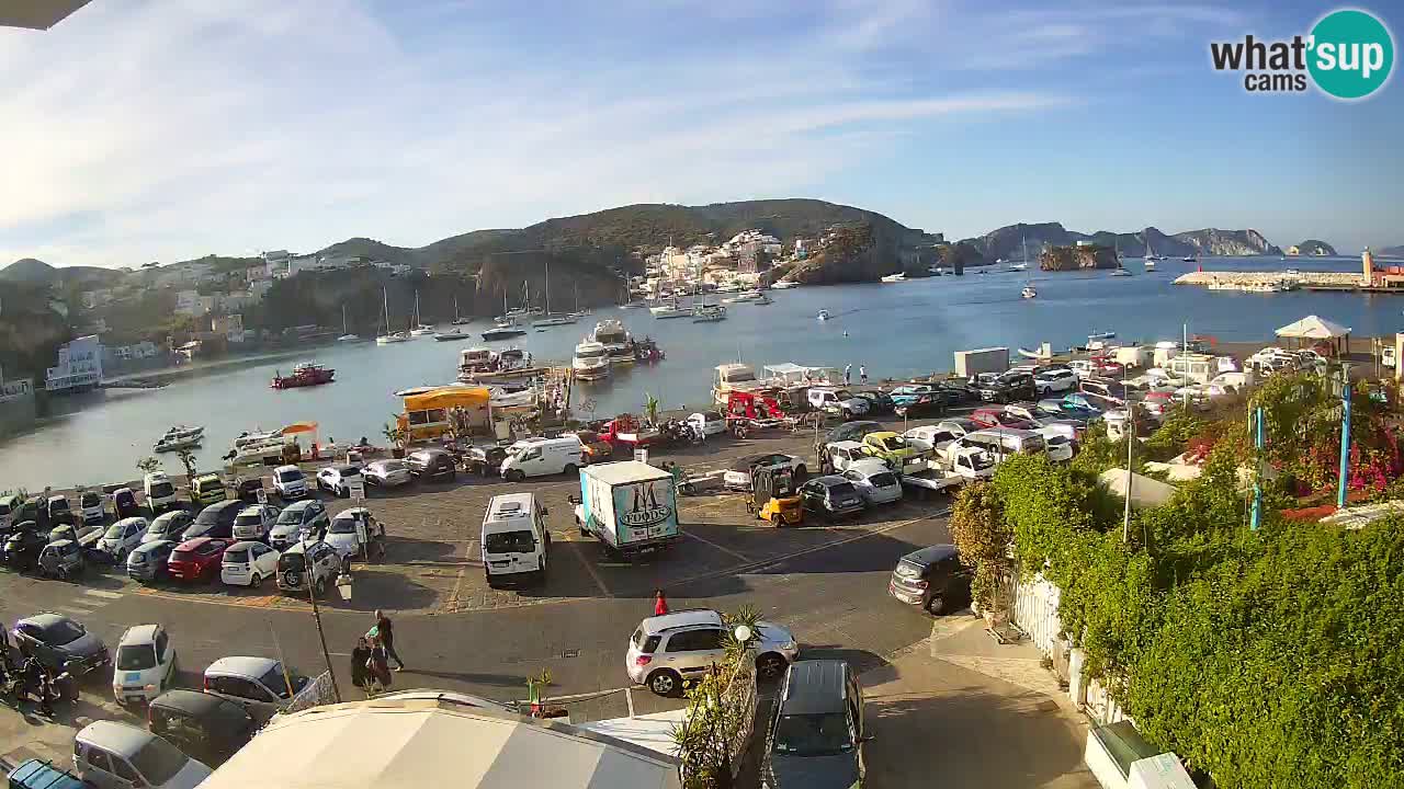 Insel Ponza Hafen webcam – Italien