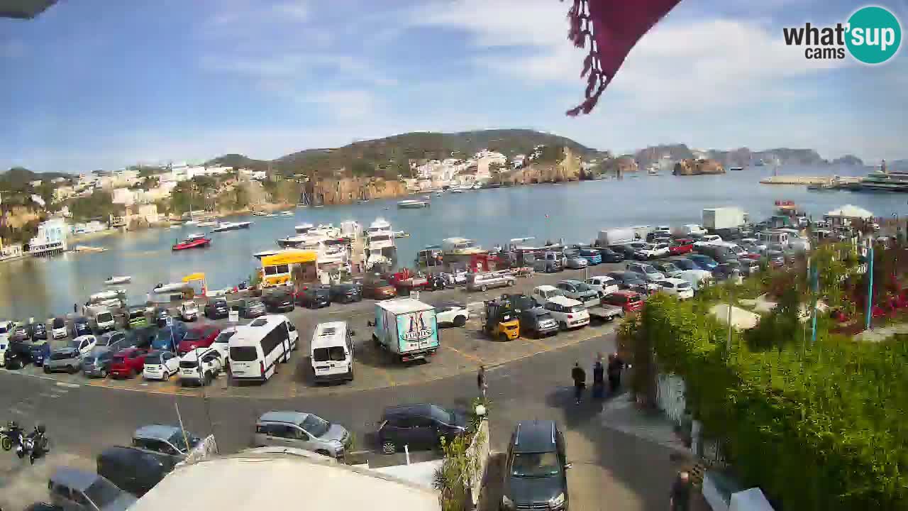 Insel Ponza Hafen webcam – Italien
