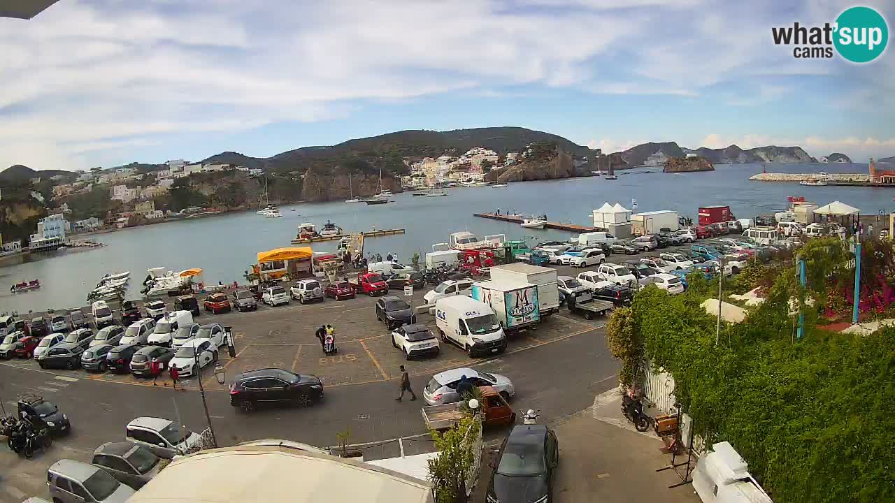 Insel Ponza Hafen webcam – Italien