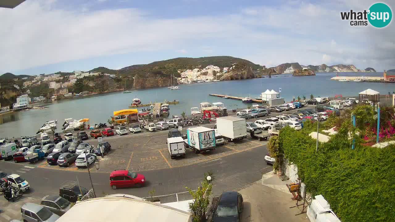 Insel Ponza Hafen webcam – Italien