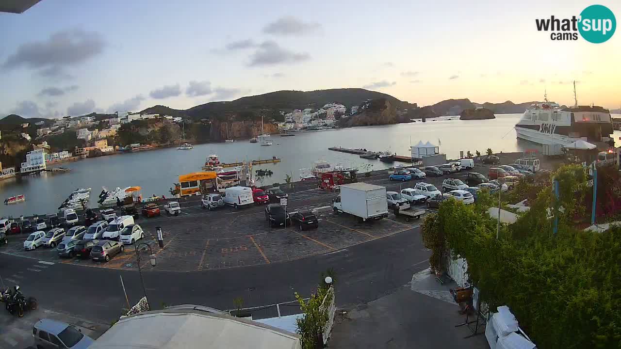 Webcam du port de Ponza – Île de Ponza