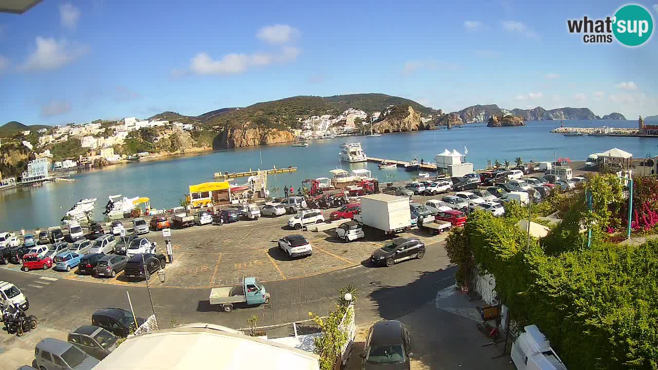Insel Ponza Hafen webcam – Italien