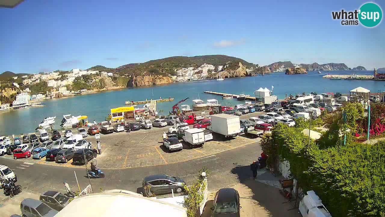 Insel Ponza Hafen webcam – Italien