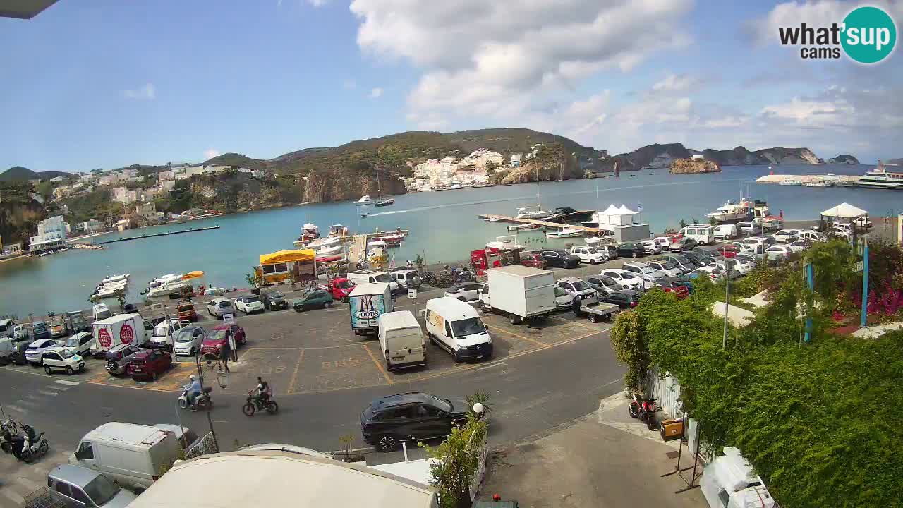 Insel Ponza Hafen webcam – Italien