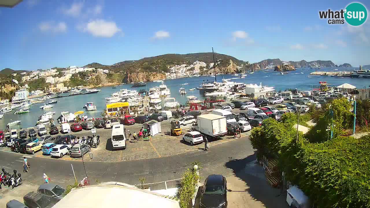 Insel Ponza Hafen webcam – Italien