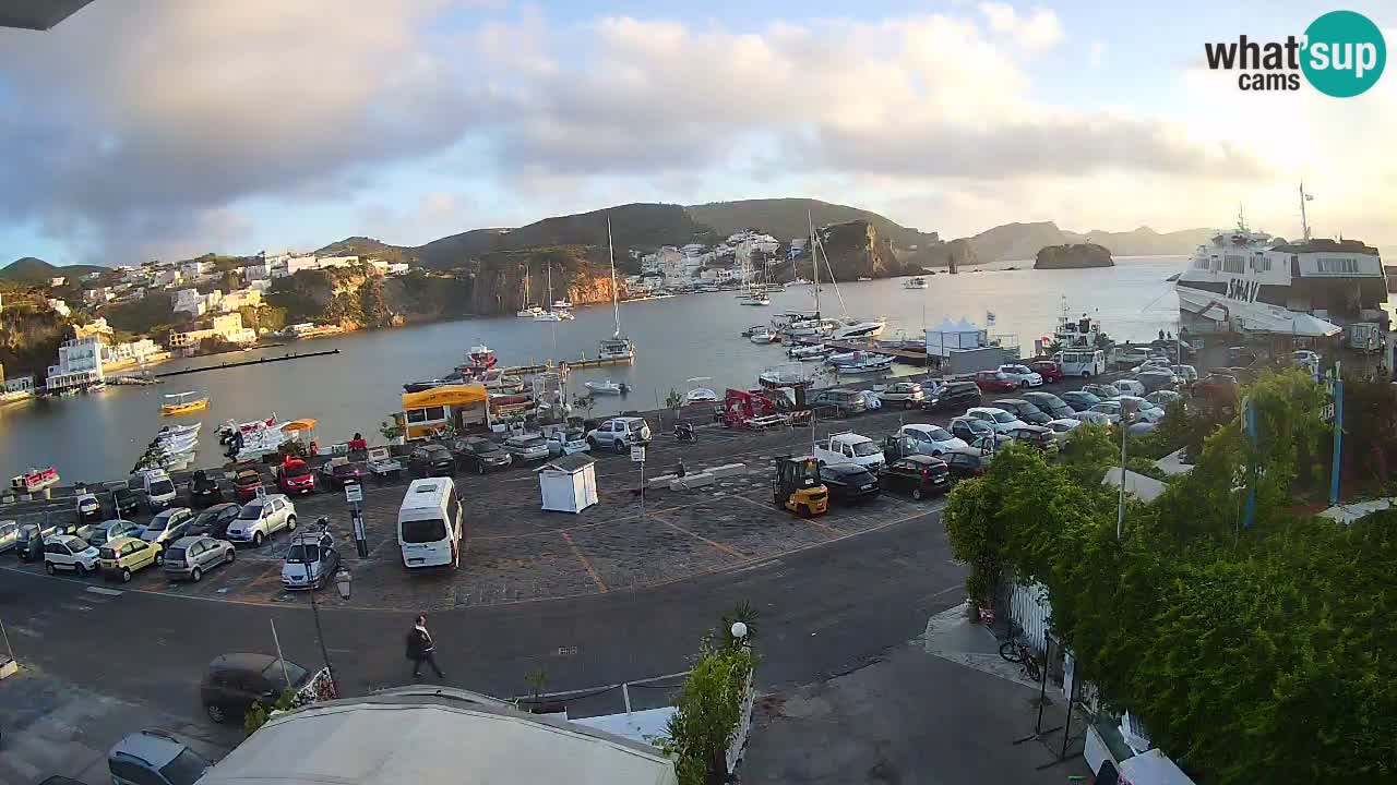 Webcam du port de Ponza – Île de Ponza