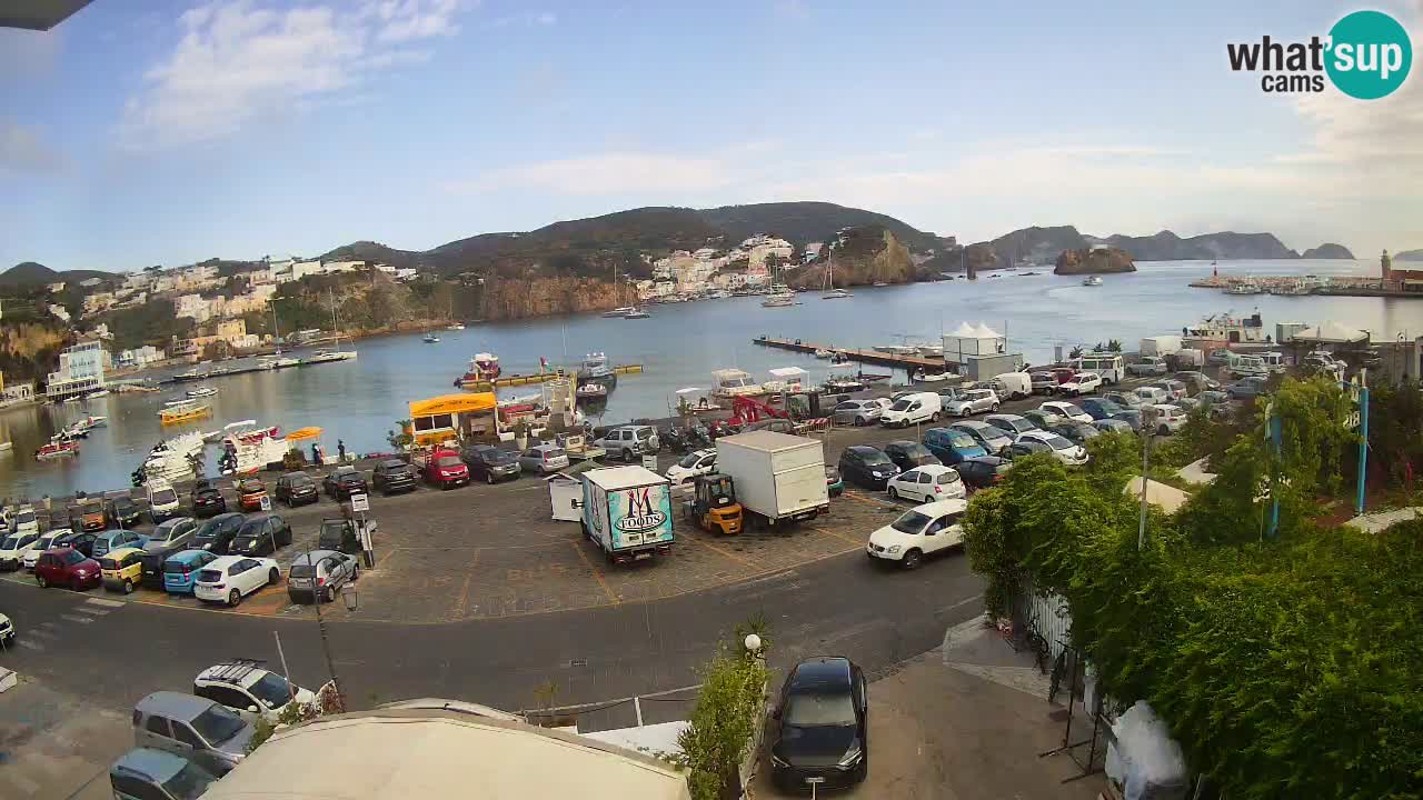 Insel Ponza Hafen webcam – Italien