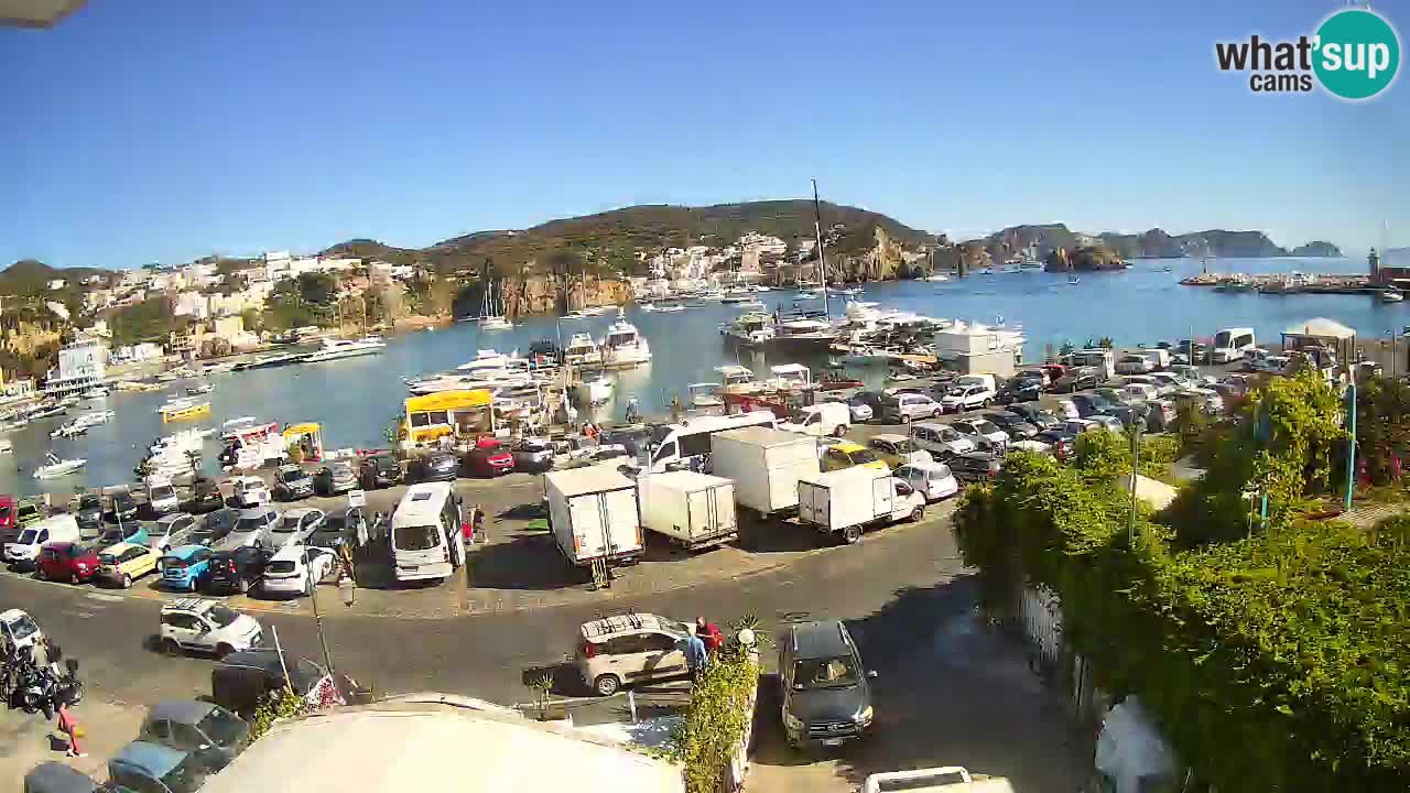 Insel Ponza Hafen webcam – Italien