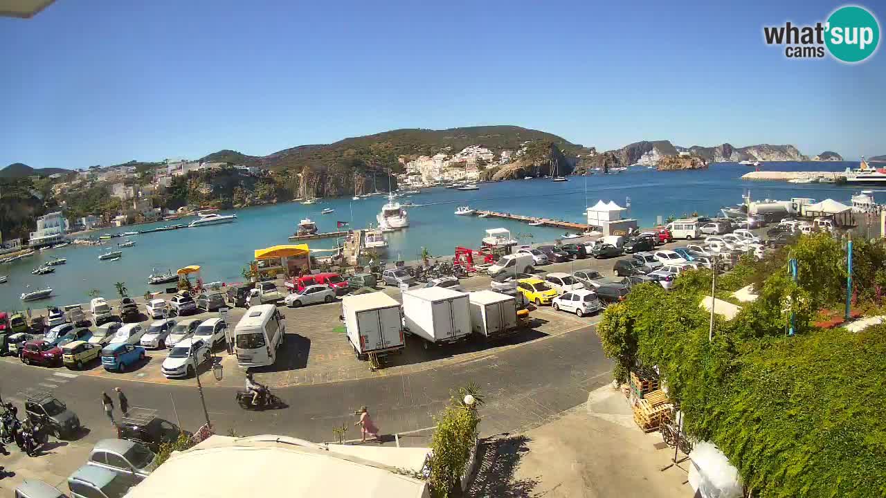 Webcam du port de Ponza – Île de Ponza