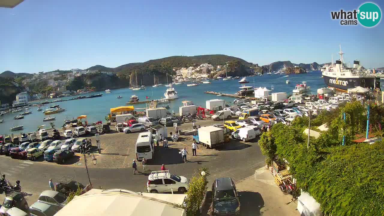 Webcam du port de Ponza – Île de Ponza