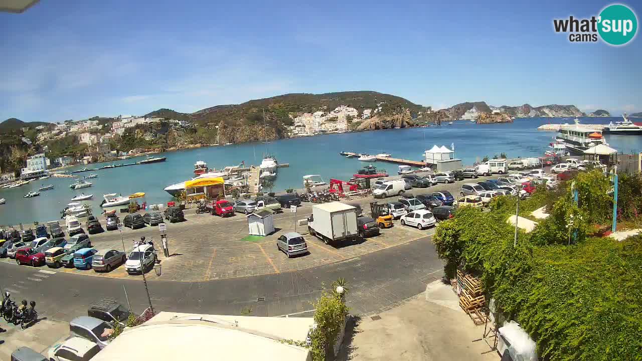 Webcam du port de Ponza – Île de Ponza
