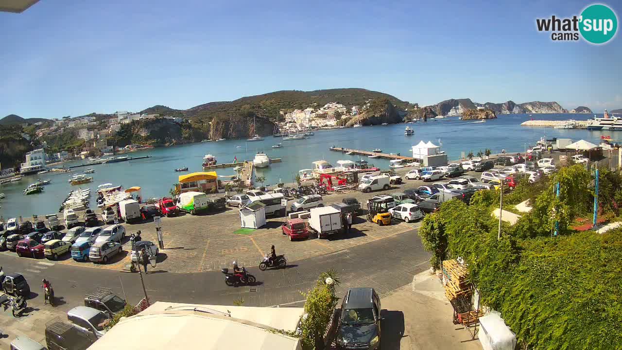 Insel Ponza Hafen webcam – Italien