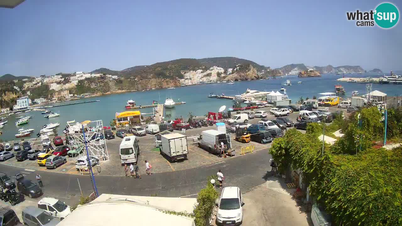 Insel Ponza Hafen webcam – Italien
