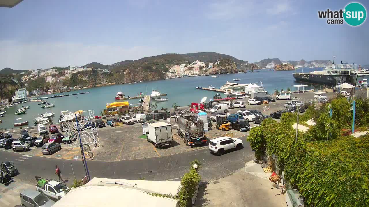 Insel Ponza Hafen webcam – Italien