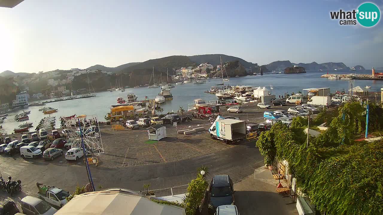 Insel Ponza Hafen webcam – Italien