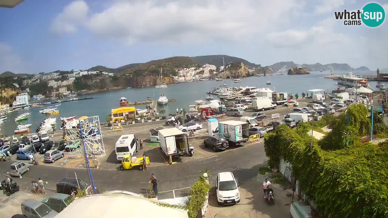 Ponza port webcam – Island of Ponza
