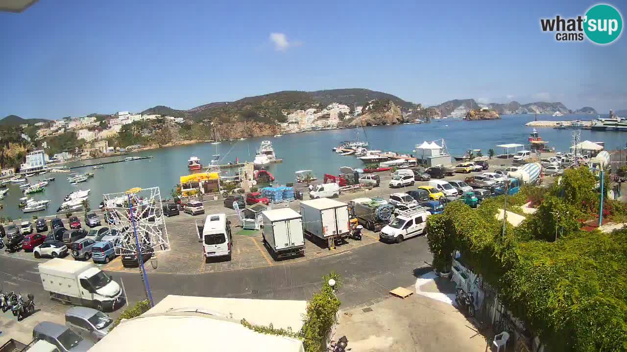 Insel Ponza Hafen webcam – Italien
