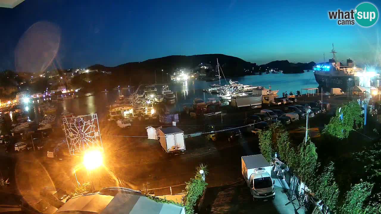 Webcam du port de Ponza – Île de Ponza
