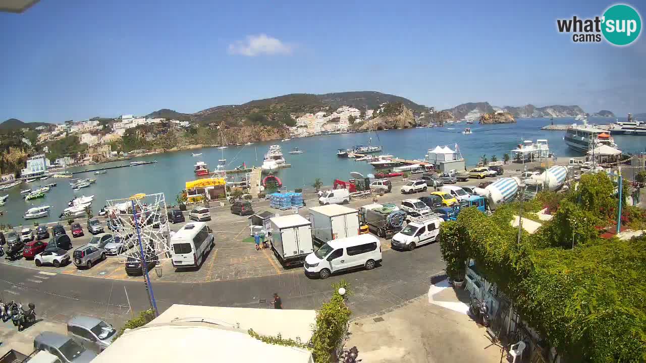Ponza port webcam – Island of Ponza
