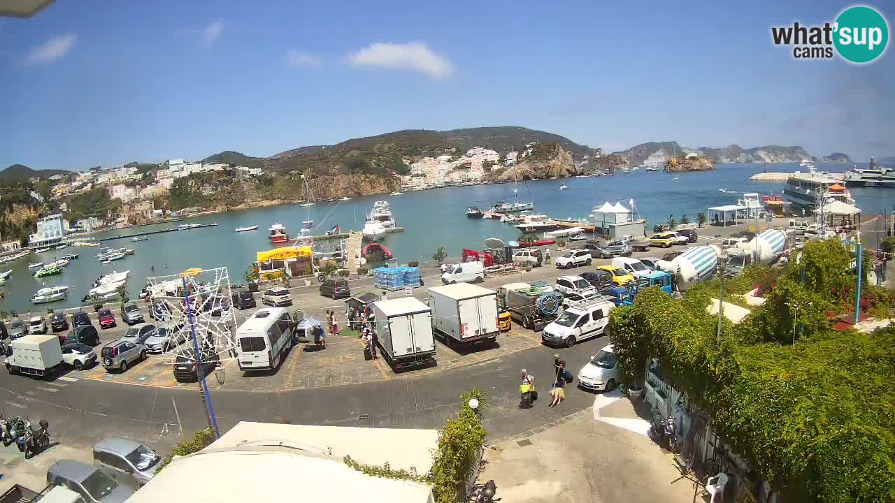 Ponza port webcam – Island of Ponza