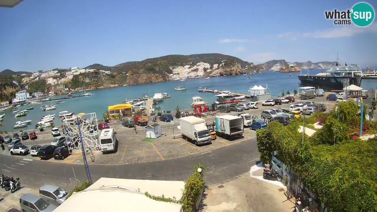 Webcam du port de Ponza – Île de Ponza