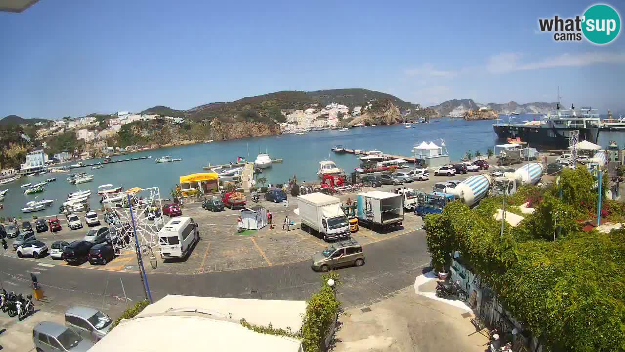 Insel Ponza Hafen webcam – Italien
