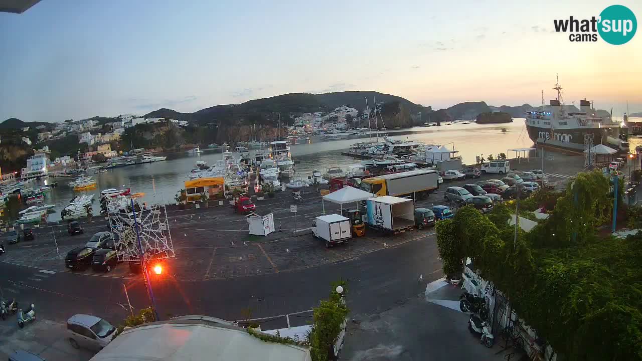 Ponza port webcam – Island of Ponza