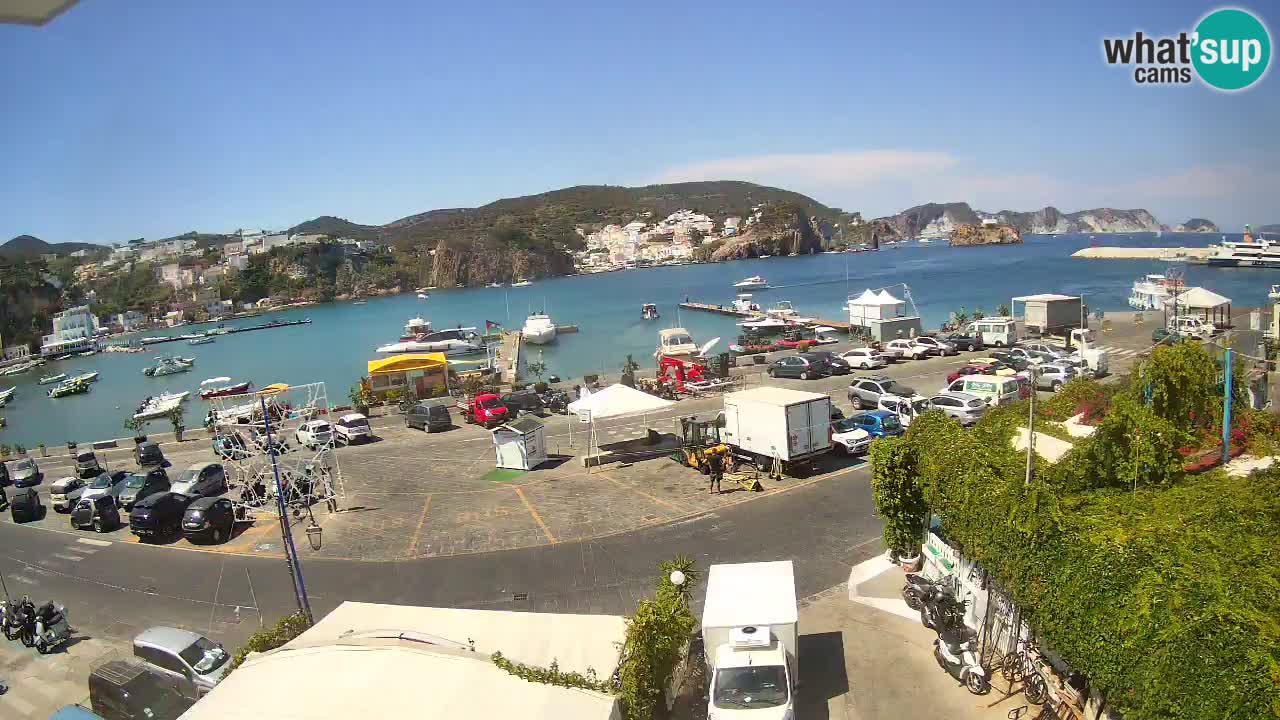 Webcam du port de Ponza – Île de Ponza