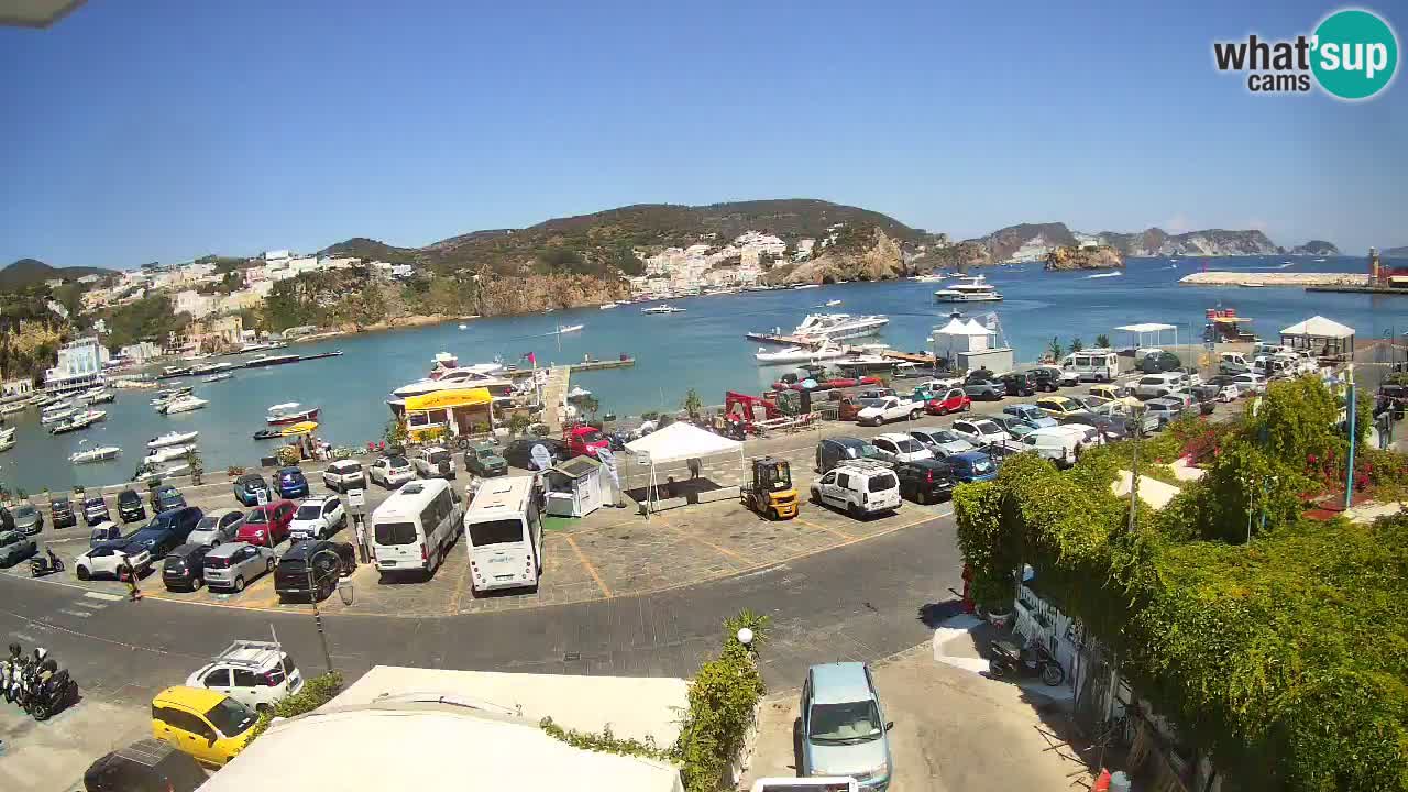 Insel Ponza Hafen webcam – Italien
