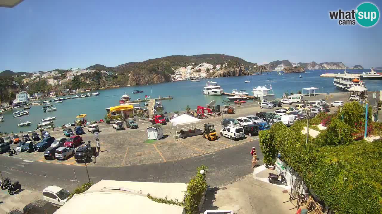 Webcam du port de Ponza – Île de Ponza