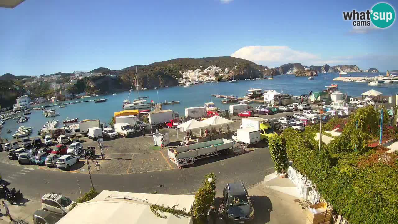 Insel Ponza Hafen webcam – Italien