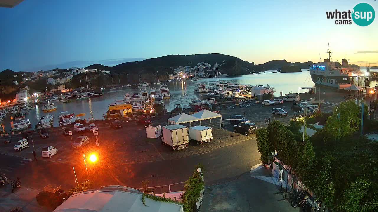 Ponza port webcam – Island of Ponza
