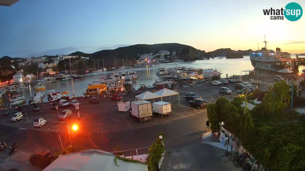 Ponza port webcam – Island of Ponza
