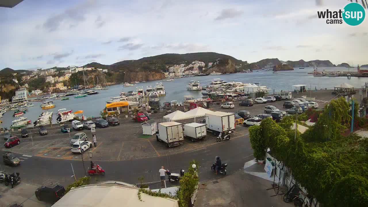 Webcam du port de Ponza – Île de Ponza