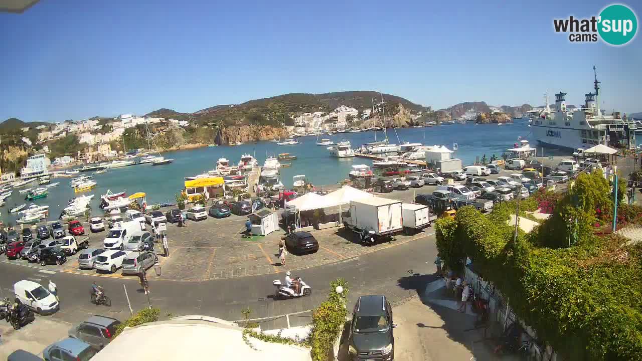 Insel Ponza Hafen webcam – Italien