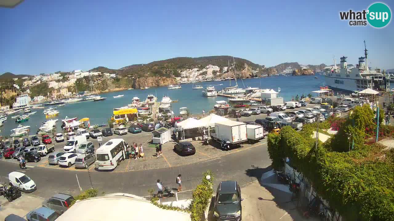 Webcam du port de Ponza – Île de Ponza