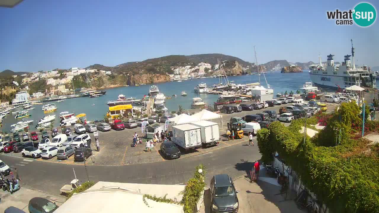 Webcam du port de Ponza – Île de Ponza