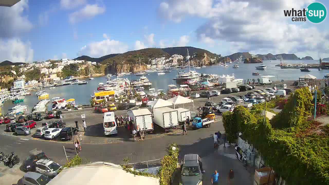 Insel Ponza Hafen webcam – Italien
