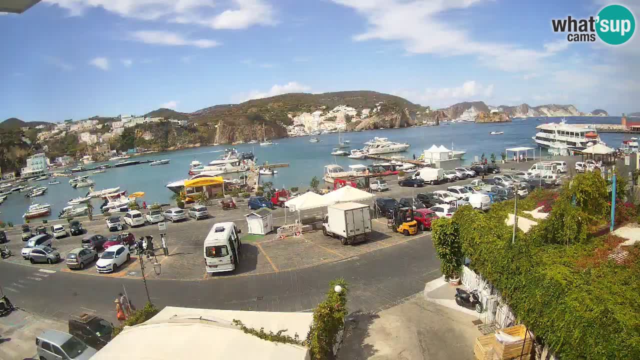 Webcam du port de Ponza – Île de Ponza