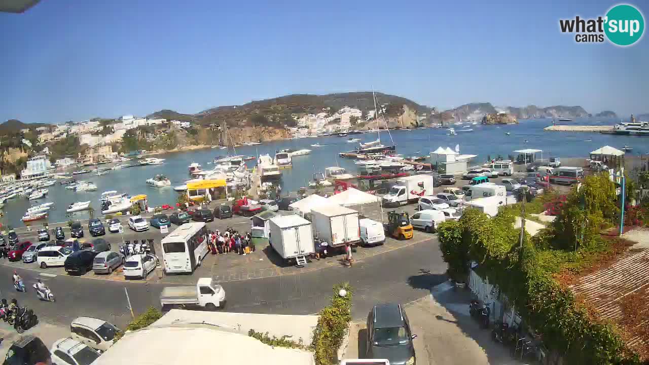 Insel Ponza Hafen webcam – Italien