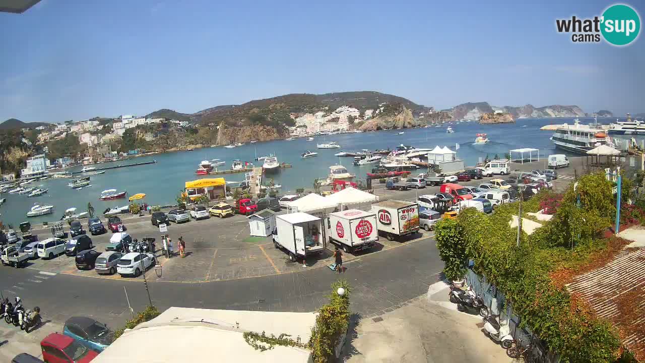 Webcam du port de Ponza – Île de Ponza